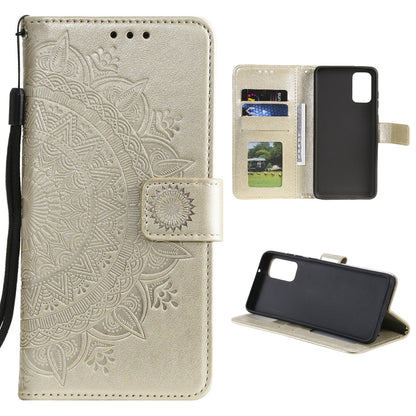 Hülle für Samsung Galaxy A72 Handyhülle Flip Case Cover Schutzhülle Etui Tasche Mandala