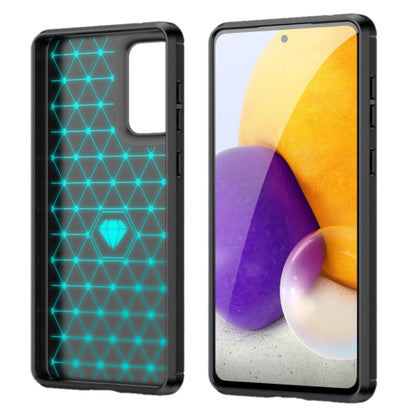 Hülle für Samsung Galaxy A73 5G Handyhülle Silikon Case Cover Carbonfarben