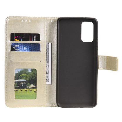 Hülle für Samsung Galaxy M13/M23 5G Handyhülle Flip Case Cover Etui Mandala Gold