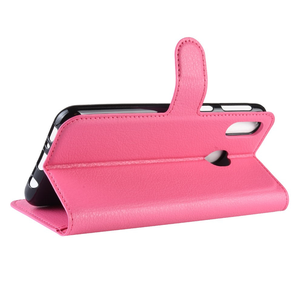 Hülle für Samsung Galaxy M20 Handyhülle Flip Case Schutzhülle Cover Tasche Rosa