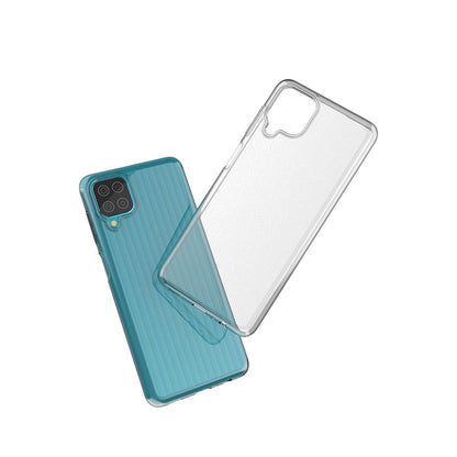 Hülle für Samsung Galaxy M22 Handyhülle Silikon Cover Case Bumper Etui klar