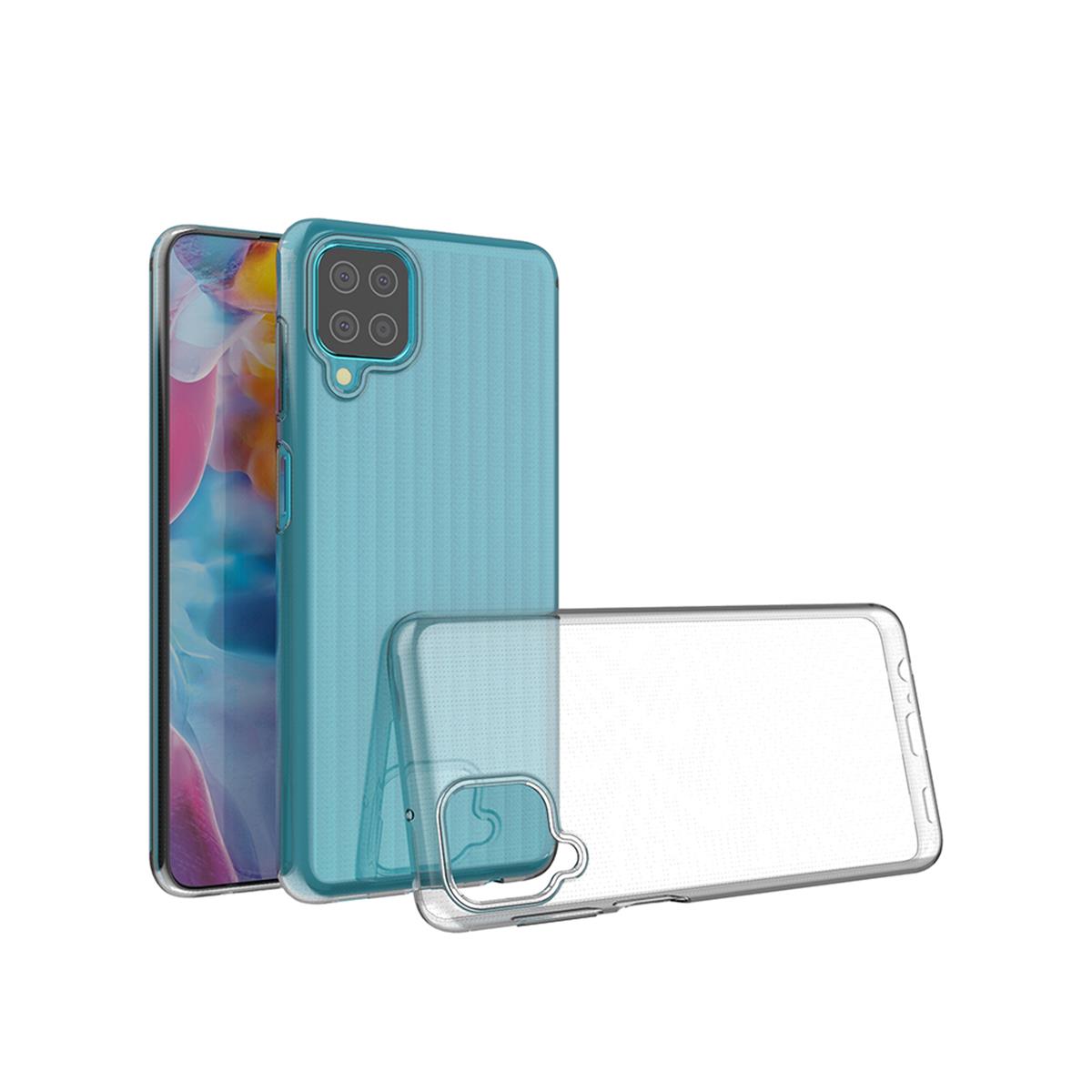 Hülle für Samsung Galaxy M22 Handyhülle Silikon Cover Case Bumper Etui klar