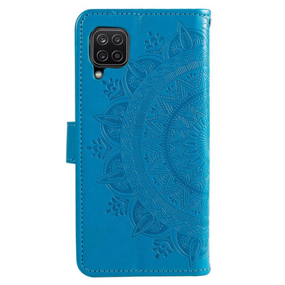 Hülle für Samsung Galaxy M33 5G Handyhülle Flip Case Cover Etui Mandala Blau