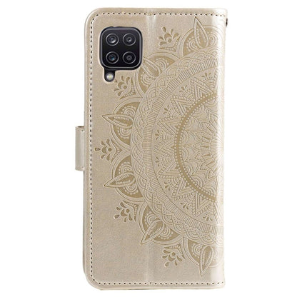 Hülle für Samsung Galaxy M33 5G Handyhülle Flip Case Cover Etui Mandala Gold