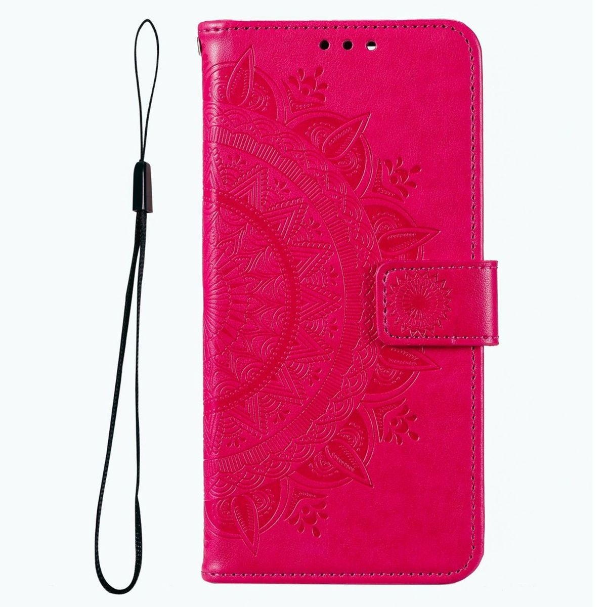 Hülle für Samsung Galaxy M33 5G Handyhülle Flip Case Cover Etui Mandala Pink