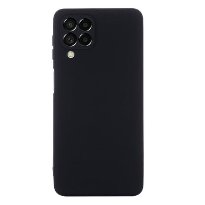 Hülle für Samsung Galaxy M53 5G Handy Silikon Case Cover Bumper Matt Schwarz