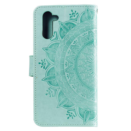 Hülle für Samsung Galaxy Note10 Handyhülle Flip Case Schutzhülle Mandala Grün
