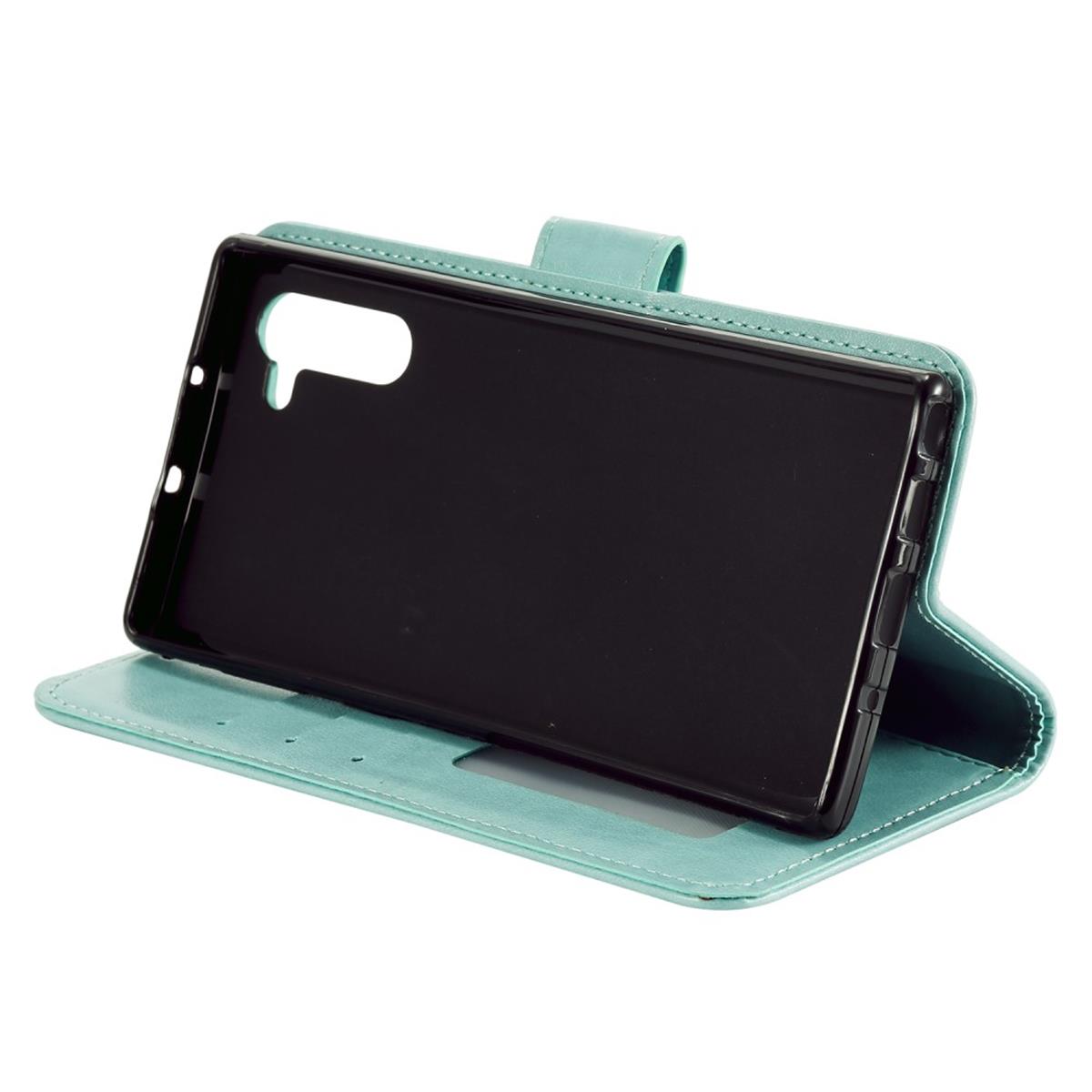 Hülle für Samsung Galaxy Note10 Handyhülle Flip Case Schutzhülle Mandala Grün