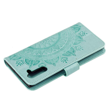 Hülle für Samsung Galaxy Note10 Handyhülle Flip Case Schutzhülle Mandala Grün