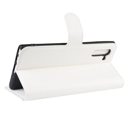Hülle für Samsung Galaxy Note10 Handyhülle Schutzhülle Flip Case Cover Etui Weiß
