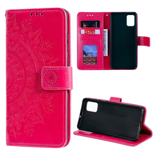 Hülle für Samsung Galaxy Note20 Handyhülle Flip Case Cover Tasche Etui Mandala Pink
