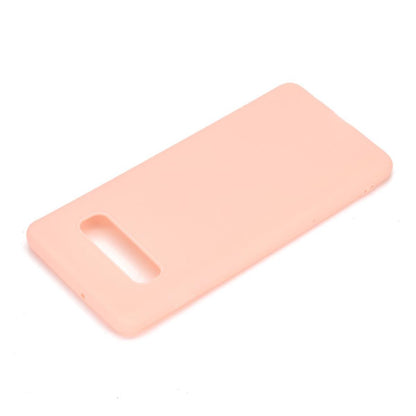 Hülle für Samsung Galaxy S10 Handyhülle Silikon Case Cover Handytasche matt Rosa