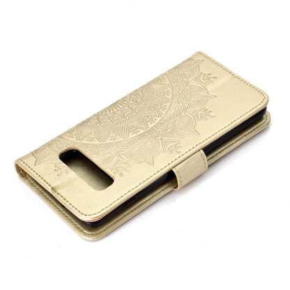 Hülle für Samsung Galaxy S10+ (Plus) Handyhülle Case Schutzhülle Mandala Gold