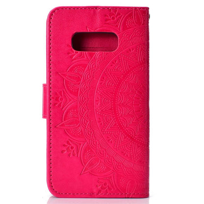 Hülle für Samsung Galaxy S10e Handyhülle Flip Case Schutzhülle Mandala Pink