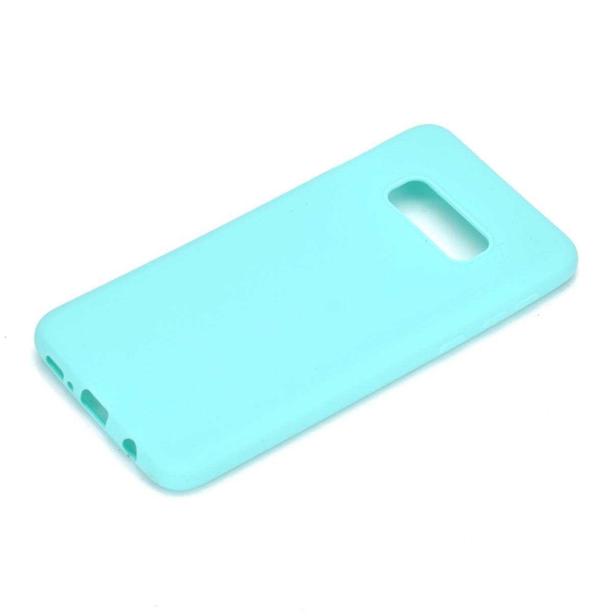 Hülle für Samsung Galaxy S10e Handyhülle Silikon Case Schutzhülle matt Grün