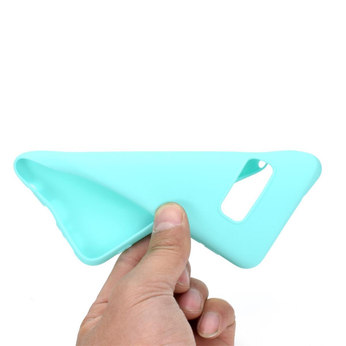 Hülle für Samsung Galaxy S10e Handyhülle Silikon Case Schutzhülle matt Grün