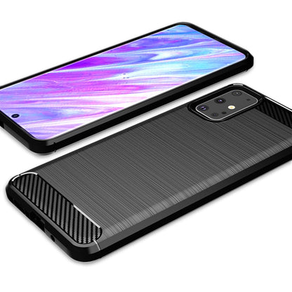 Hülle für Samsung Galaxy S20 FE Handyhülle Silikon Case Cover Schutzhülle Carbonfarben