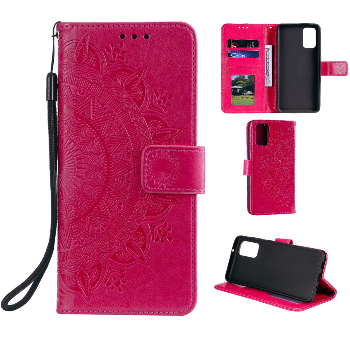 Hülle für Samsung Galaxy S20 Plus Handyhülle Flip Case Schutzhülle Cover Mandala Pink