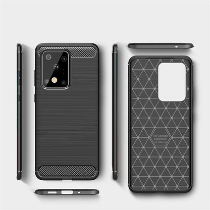 Hülle für Samsung Galaxy S20 Ultra Handyhülle Silikon Schutzhülle Carbon Farben