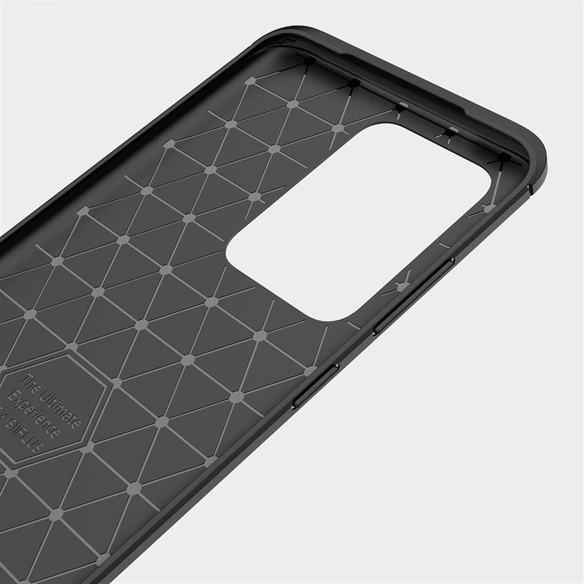 Hülle für Samsung Galaxy S20 Ultra Handyhülle Silikon Schutzhülle Carbon Farben