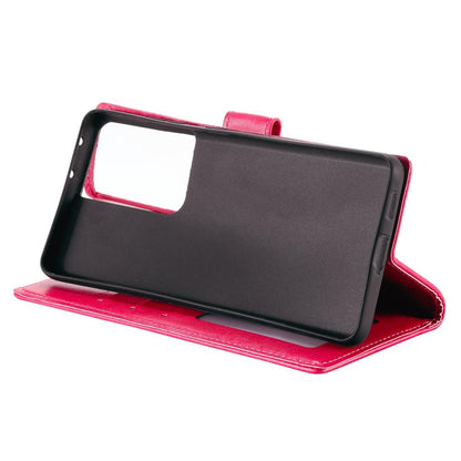 Hülle für Samsung Galaxy S21 Ultra Handyhülle Flip Case Cover Schutzhülle Mandala Pink