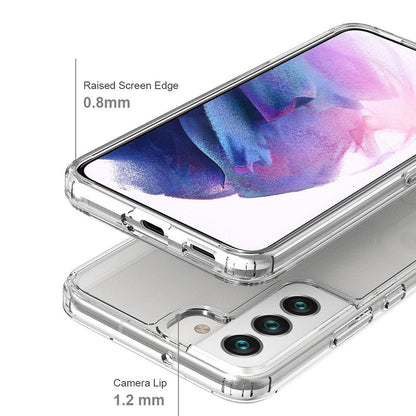 Hülle für Samsung Galaxy S22 Handyhülle Hybrid Silikon Case Bumper Cover Klar