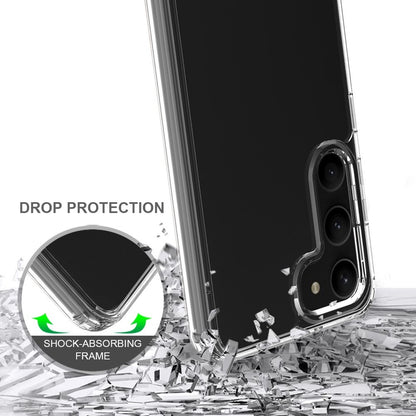 Hülle für Samsung Galaxy S23 Handyhülle Case Hybrid Silikon Bumper Cover klar