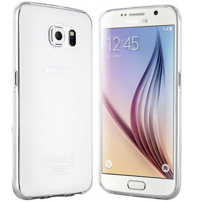 Hülle für Samsung Galaxy S6 Handyhülle Silikon Cover Schutzhülle Case Slim Klar
