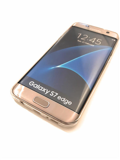 Hülle für Samsung Galaxy S7 Edge Handyhülle Silikon Cover Schutzhülle Case klar