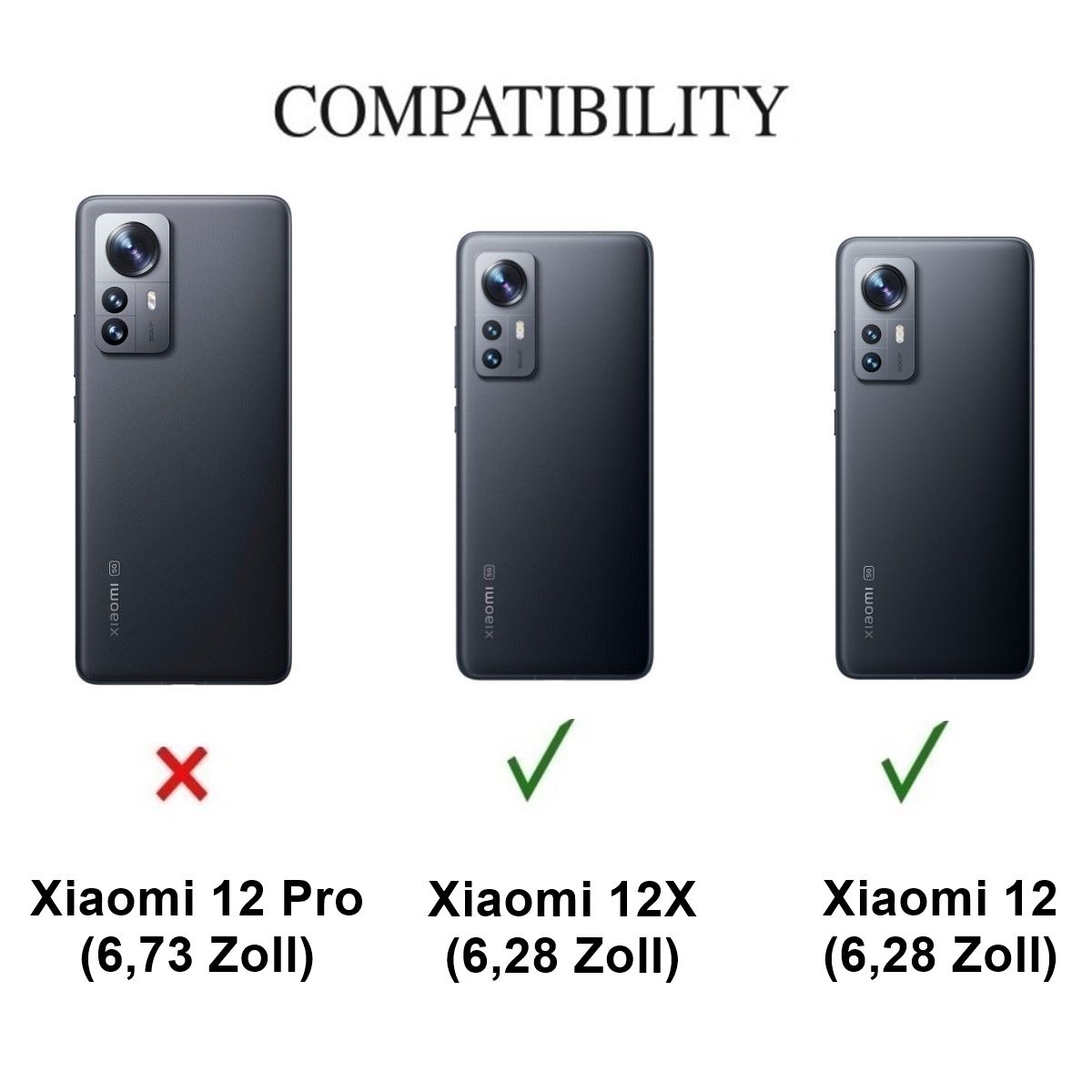 Hülle für Xiaomi 12/12X Handyhülle Flip Case Cover Tasche Schutzhülle Motiv Bär
