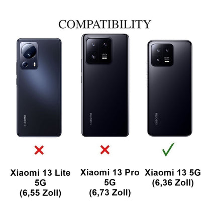 Hülle für Xiaomi 13 5G Handyhülle Silikon Cover Case Schutzhülle Bumper Klar