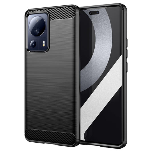 Hülle für Xiaomi 13 Lite Handyhülle Case Silikon Cover Bumper Carbonfarben