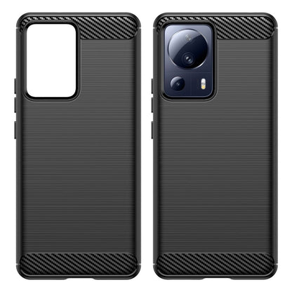 Hülle für Xiaomi 13 Lite Handyhülle Case Silikon Cover Bumper Carbonfarben