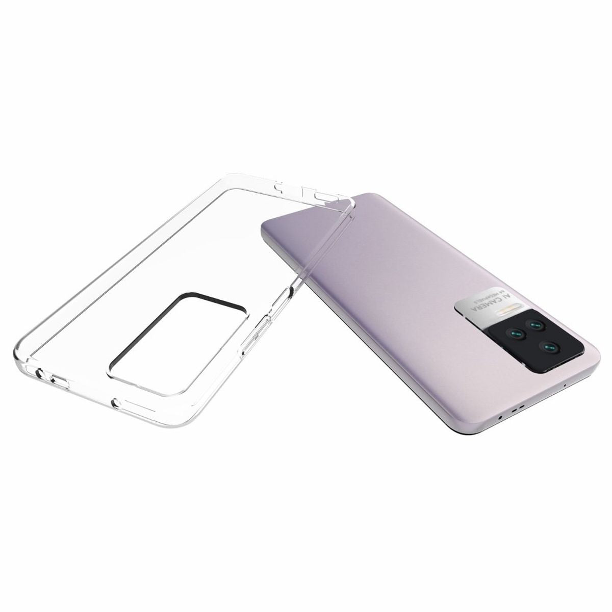 Hülle für Xiaomi Poco F4 Handyhülle Silikon Cover Case Bumper Softcase Klar