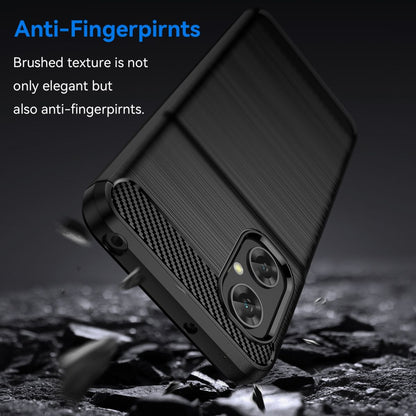 Hülle für Xiaomi Poco M5 Handyhülle Silikon Case Bumper Cover Carbonfarben