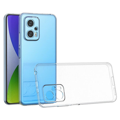 Hülle für Xiaomi Poco X4 GT Handyhülle Silikon Cover Case Bumper Softcase Klar