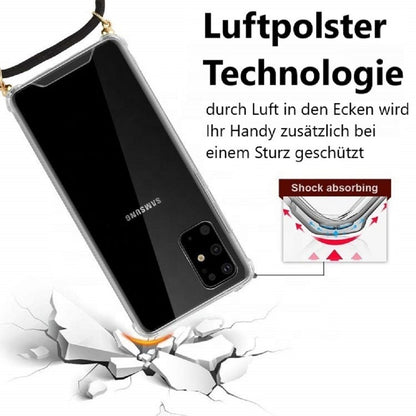 Hülle für Xiaomi Redmi 10C Handykette Silikon Cover Kette Handyhülle Case klar