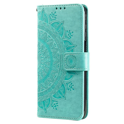 Hülle für Xiaomi Redmi Note 11/11S 4G/Poco M4 Pro Handy Flip Case Mandala Grün