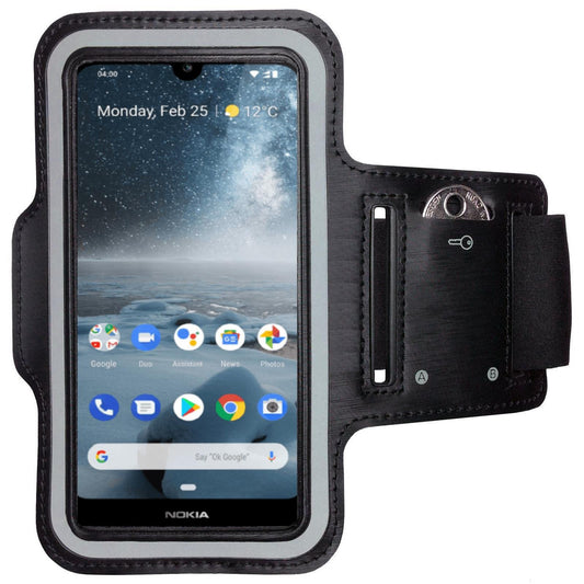 Nokia 4.2 Sportarmband Handy Hülle Jogging Armband Laufhülle Tasche