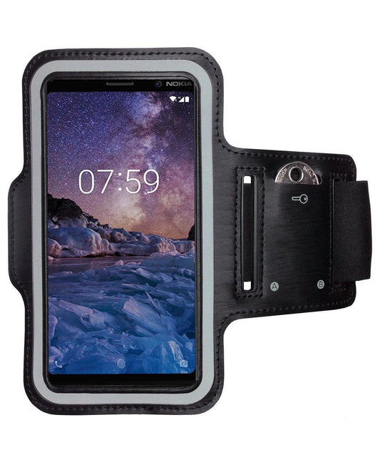 Nokia 7 Plus Sportarmband Handy Sport Armband Fitness Tasche Laufhülle