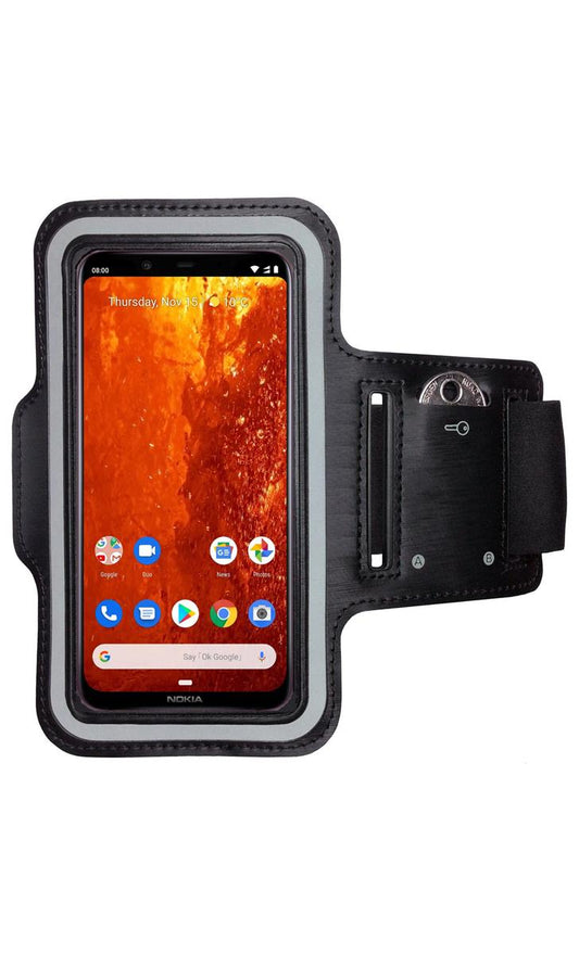 Nokia 8.1 Handy Sport Armband Hülle Sportarmband Fitness Tasche