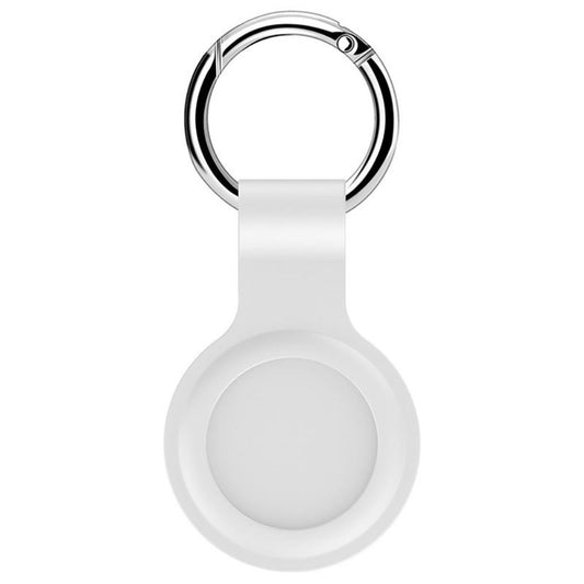 Schlüsselanhänger für Apple AirTags 2021 - Air Tag Cover - Reusable Airtag Weiß