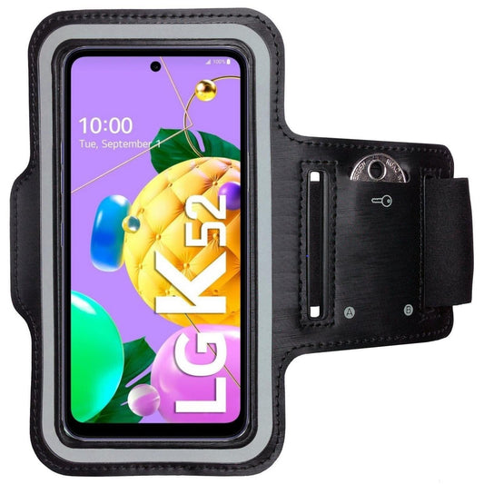 Sportarmband für LG K52 Armband Handy Tasche Fitness Jogging Hülle Lauftasche