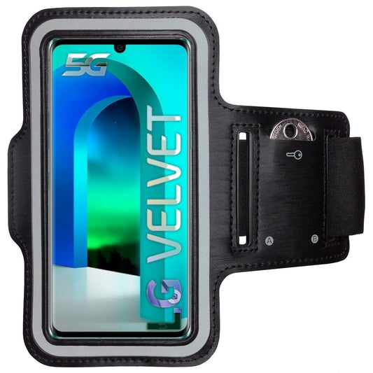Sportarmband für LG VELVET Sport Fitness Hülle Armband Handy Laufhülle