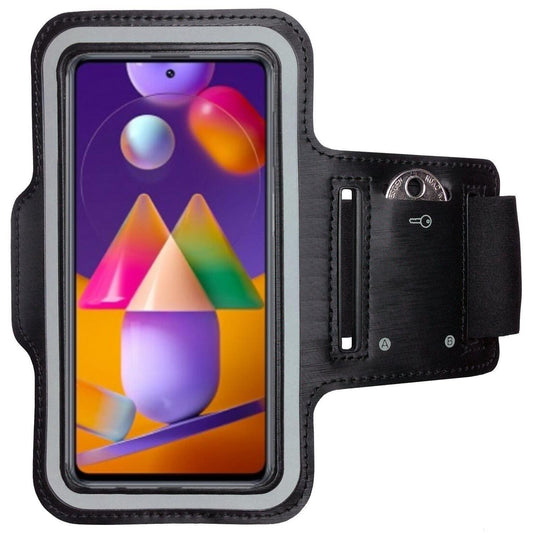 Sportarmband für Samsung Galaxy M31s Sport Fitness Hülle Armband Handy Laufhülle