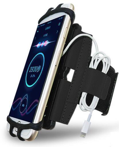 Universal Sport Armband für Smartphones 4,0 - 7,0 Zoll Fitness Tasche Schwarz