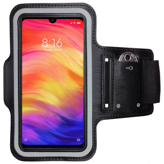 Xiaomi Redmi Note 7 Handy Armband Sportarmband Schlüsselfach Armtasche