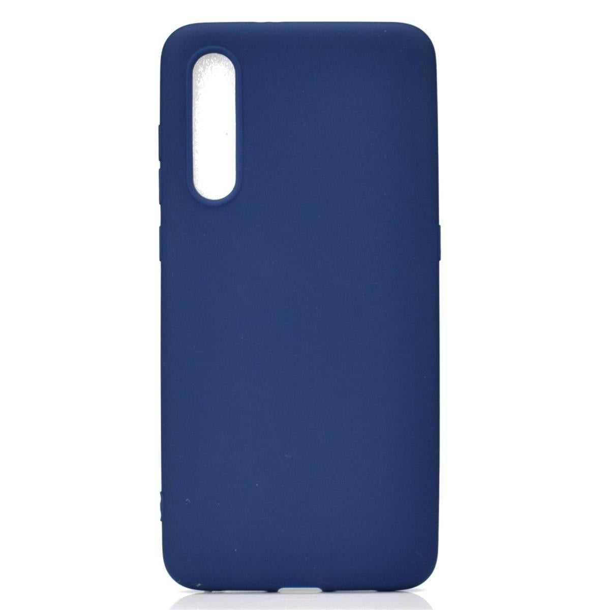 Hülle für Samsung Galaxy A50/A30s Handyhülle Silikon Case Cover Handytasche matt blau
