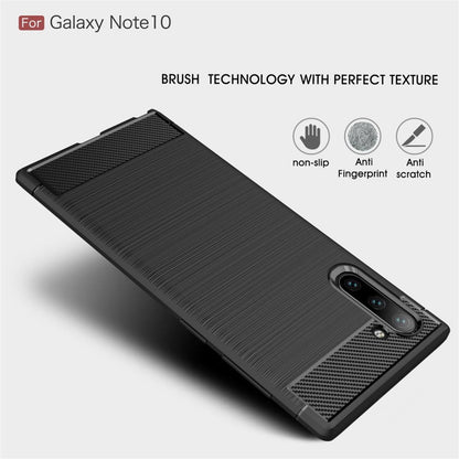 Hülle für Samsung Galaxy Note10 Handyhülle Schutzhülle Case Cover Carbon farben