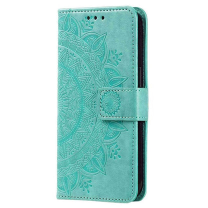 Hülle für Samsung Galaxy A54 5G Handyhülle Flip Case Cover Etui Mandala Grün